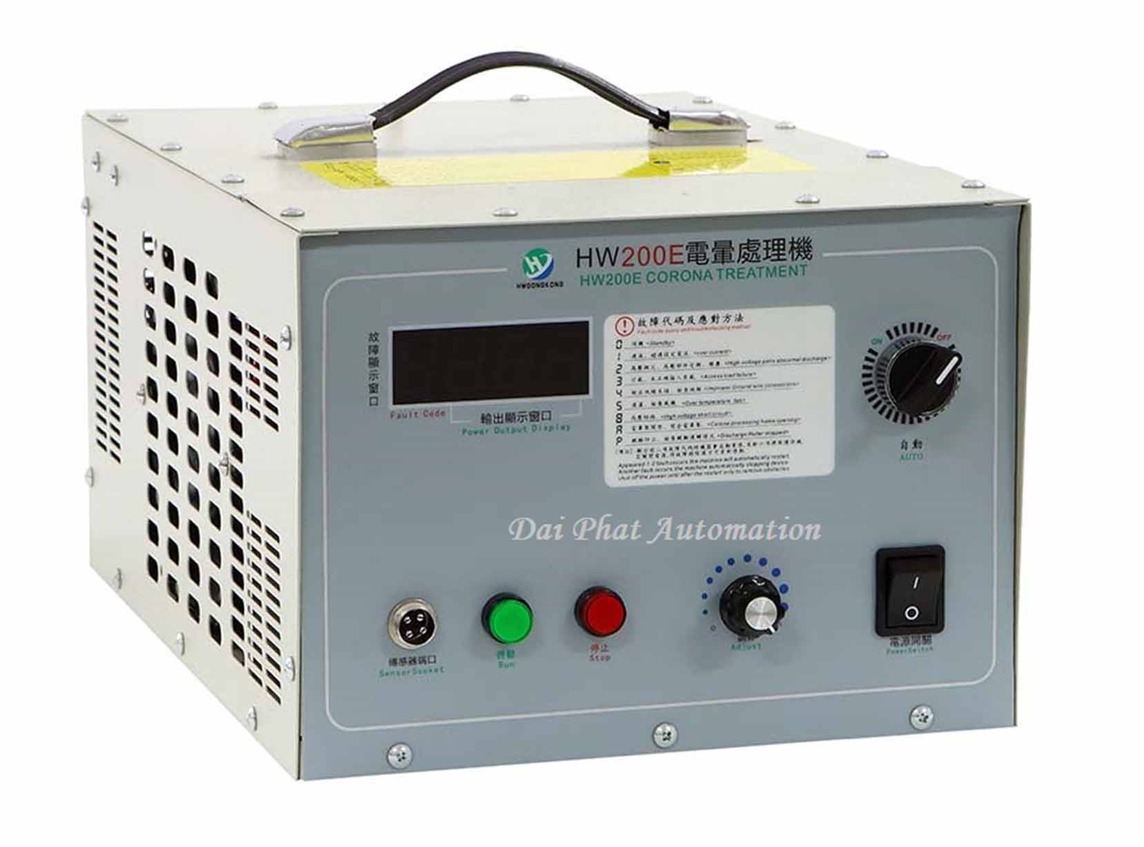 Bộ xử lý Corona 220V3KW 8-25KHz